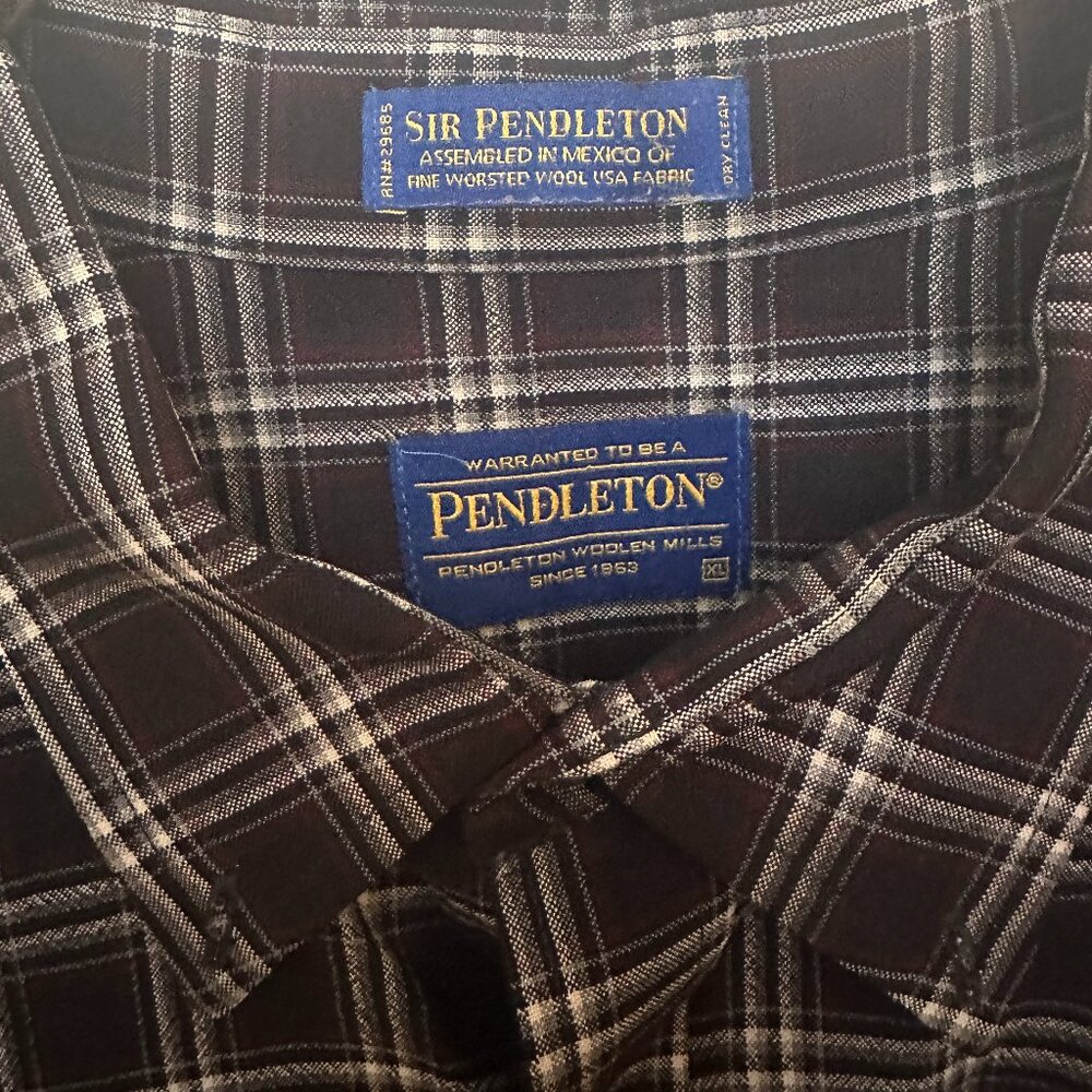 Pendleton Wool Button Down Shirt - image 2